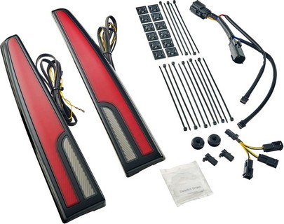 Ciro Taillight Led Tri Glide Red Lens Blk Taillight Led Tri Glide Red i gruppen Reservdelar & Tillbehr / Lampor & Tillbehr / Baklampor & Tillbehr / Baklampor LED hos Blixt&Dunder AB (20101521)