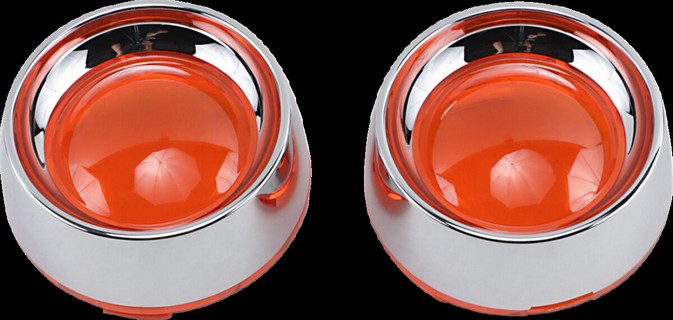 Kuryakyn Deep Dish Bezels For Bullet Turn Signals Amber Lens Chrome Be i gruppen Reservdelar & Tillbehr / Lampor & Tillbehr / Blinkers / Blinkersglas hos Blixt&Dunder AB (20200009)