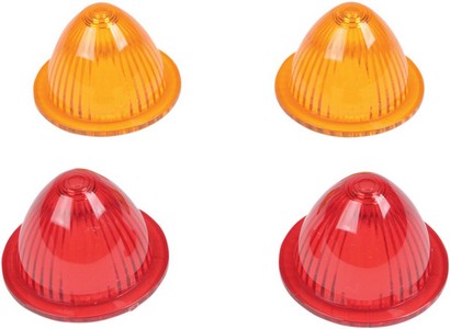 Drag Specialties Replacement Lens Amber/Red Mini-Retro Lens Kit Amb/Re i gruppen Reservdelar & Tillbehr / Lampor & Tillbehr / Baklampor & Tillbehr / Lampglas Baklampa hos Blixt&Dunder AB (20200120)