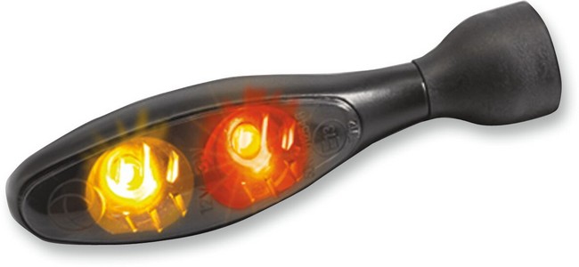 Kellermann Micro 1000 Df Dark Led Turn/Brake/Rear Light Rear Black Mic i gruppen Reservdelar & Tillbehr / Lampor & Tillbehr / Blinkers / Blinkers med Bakljus/Bromsljus hos Blixt&Dunder AB (20200552)