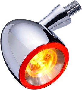 Kellermann Bullet 1000 Df Led Turn/Brake/Rear Light Chrome Bullet 1000 i gruppen Reservdelar & Tillbehr / Lampor & Tillbehr / Blinkers / Blinkers med Bakljus/Bromsljus hos Blixt&Dunder AB (20201073)