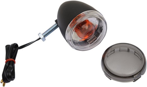 Drag Specialties Lights Turn Signal Rear Black/Smoke Lens Lights T/S U i gruppen Reservdelar & Tillbehr / Lampor & Tillbehr / Blinkers / Blinkers hos Blixt&Dunder AB (20201429)