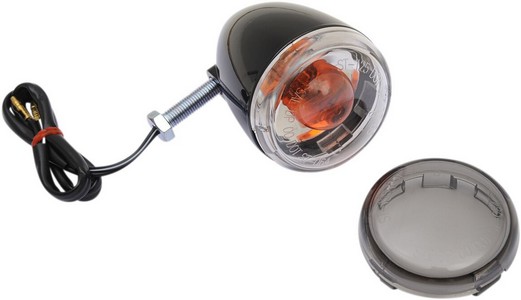 Drag Specialties Lights Turn Signal Rear Black/Smoke Lens Lights T/S U i gruppen Reservdelar & Tillbehr / Lampor & Tillbehr / Blinkers / Blinkers hos Blixt&Dunder AB (20201430)
