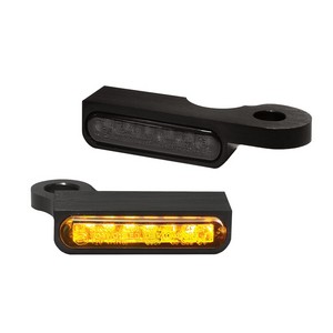 Heinz Bikes Handlebar Mounting Led Blinkers Amber/Black Turnsig Led Ss i gruppen Reservdelar & Tillbehr / Lampor & Tillbehr / Blinkers / Blinkers Handkontroll hos Blixt&Dunder AB (20201459)