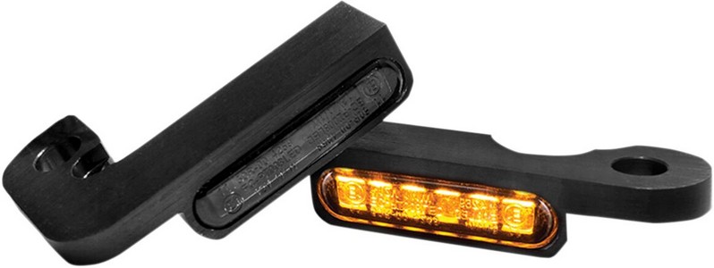 Heinz Bikes Handlebar Mounting Led Blinkers Amber/Black Turnsig Led Dy i gruppen Reservdelar & Tillbehr / Lampor & Tillbehr / Blinkers / Blinkers Handkontroll hos Blixt&Dunder AB (20201463)