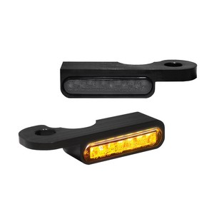 Heinz Bikes Handlebar Mounting Led Blinkers Amber/Black Turnsig Led Cv i gruppen Reservdelar & Tillbehr / Lampor & Tillbehr / Blinkers / Blinkers Handkontroll hos Blixt&Dunder AB (20201495)