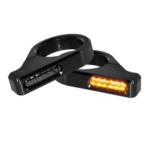 Heinz Bikes Turn-Signal Zc-Line Classic Led Fork Mounting Black Turnsi i gruppen Reservdelar & Tillbehr / Lampor & Tillbehr / Blinkers / Blinkers gaffelben hos Blixt&Dunder AB (20201503)