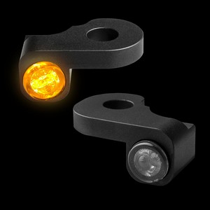 Heinz Bikes Nano Series Handlebar Turn Signals Nano Cvo 02-20 Blk Drl i gruppen Reservdelar & Tillbehr / Lampor & Tillbehr / Blinkers / Blinkers Handkontroll hos Blixt&Dunder AB (20201857)