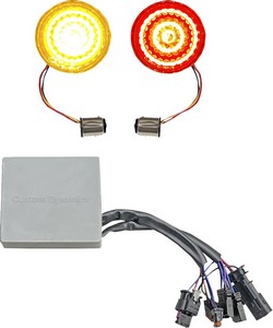 Custom Dynamics Tsignal Smrt Bllt Amb/Red Tsignal Smrt Bllt Amb/Red i gruppen Reservdelar & Tillbehr / Lampor & Tillbehr / Blinkers / LED insats blinkers hos Blixt&Dunder AB (20202124)