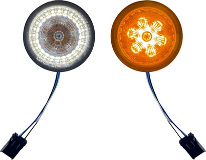 Custom Dynamics Inserts Turn Signal Probeam Led Front Smoked Lens Inse i gruppen Reservdelar & Tillbehr / Lampor & Tillbehr / Blinkers / LED insats blinkers hos Blixt&Dunder AB (20202337)