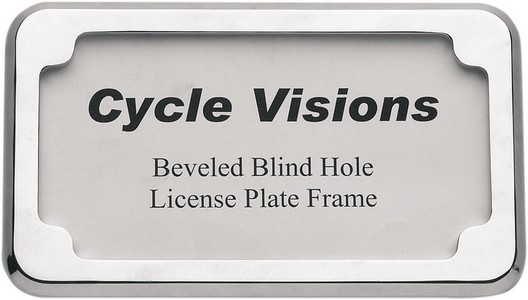 Cycle Visions Beveled License Frame Beveled License Frame i gruppen Reservdelar & Tillbehr / Lampor & Tillbehr / Nummerskylt / Skylthllare hos Blixt&Dunder AB (20300093)