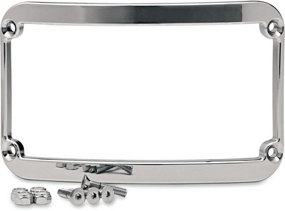 Klock Werks License Plate Frame Chrome License Plate Frame - French 1 i gruppen Reservdelar & Tillbehr / Lampor & Tillbehr / Nummerskylt / Skylthllare hos Blixt&Dunder AB (20300231)