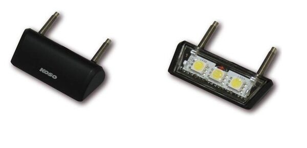 Koso North America License Plate Light Led Ece Approved Black Led Lice i gruppen Reservdelar & Tillbehr / Lampor & Tillbehr / Nummerskylt / Nummerskyltsbelysning hos Blixt&Dunder AB (20300881)
