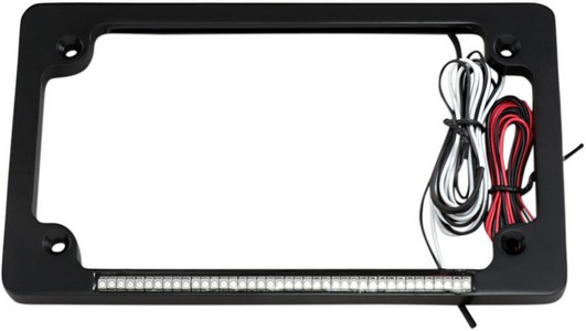 Custom Dynamics Frame License Plate Dual Led Black Frame Lp Dual Black i gruppen Reservdelar & Tillbehr / Lampor & Tillbehr / Nummerskylt / Skylthllare hos Blixt&Dunder AB (20300991)