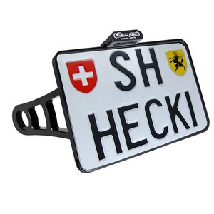 Heinz Bikes Side Mount License Plate Holder W/Tl Alu Blk (Ch) (Xl) Lic i gruppen Reservdelar & Tillbehr / Lampor & Tillbehr / Nummerskylt / Skylthllare hos Blixt&Dunder AB (20301300)