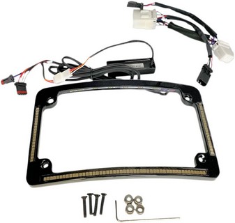 Custom Dynamics Frame Lp 96-10 St Black Frame Lp 96-10 St Black i gruppen Reservdelar & Tillbehr / Lampor & Tillbehr / Nummerskylt / Skylthllare hos Blixt&Dunder AB (20301491)
