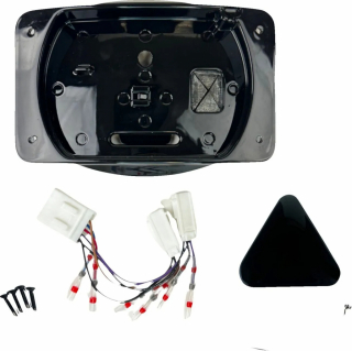 Custom Dynamics License Plate Mount Taillight Elminator Black License i gruppen Reservdelar & Tillbeh�r / Lampor & Tillbeh�r / Nummerskylt / Nummerskyltsbelysning hos Blixt&Dunder AB (20302353)