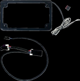 Custom Dynamics Frame License Plate Canam Mav Gloss Black Frame Licens i gruppen Reservdelar & Tillbehr / Lampor & Tillbehr / Nummerskylt / Nummerskyltsbelysning hos Blixt&Dunder AB (20302394)