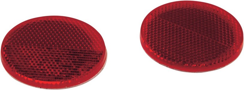 Saddlemen Reflector Lens Kit Round Red Reflector-Saddlebag i gruppen Reservdelar & Tillbehr / Ram och chassidelar / Sadlar / Saddlemen hos Blixt&Dunder AB (20400416)