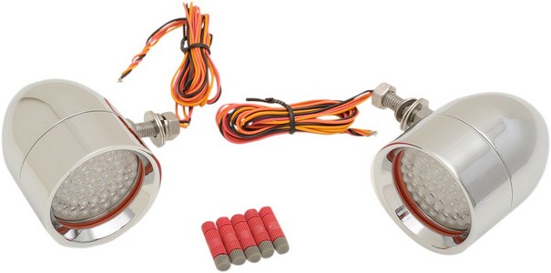 Custom Dynamics Billet Bullet  Cluster Brake/Turn Signal 48Leds Light i gruppen Reservdelar & Tillbehr / Lampor & Tillbehr / Blinkers / Blinkers hos Blixt&Dunder AB (20401312)