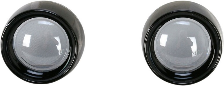 Kuryakyn Deep Dish Bezels For Bullet Turn Signals Smoke Lens Black Bez i gruppen Reservdelar & Tillbehr / Lampor & Tillbehr / Blinkers / Blinkers hos Blixt&Dunder AB (20401535)