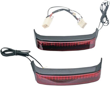 Custom Dynamics Saddle Bag Led Lights Light Sbag 97Flht Blk / Red i gruppen Reservdelar & Tillbehr / Lampor & Tillbehr / vrig belysning hos Blixt&Dunder AB (20401986)
