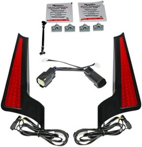 Custom Dynamics Light Fascia Blk/Red Light Fascia Blk/Red i gruppen Reservdelar & Tillbehr / Lampor & Tillbehr / vrig belysning hos Blixt&Dunder AB (20402512)