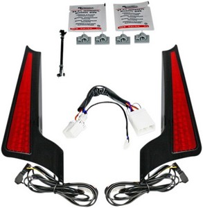 Custom Dynamics Light Fascia 06-09Blk/Red Light Fascia 06-09Blk/Red i gruppen Reservdelar & Tillbehr / Lampor & Tillbehr / vrig belysning hos Blixt&Dunder AB (20402520)