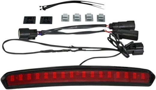 Custom Dynamics Light Lid T-Pack Blk/Red Light Lid T-Pack Blk/Red i gruppen Reservdelar & Tillbehr / Lampor & Tillbehr / vrig belysning hos Blixt&Dunder AB (20402524)