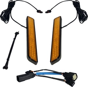 Custom Dynamics Led Fork Light - Amber - Black Light Led Fork Amb Blk i gruppen Reservdelar & Tillbehr / Lampor & Tillbehr / Blinkers / Blinkers hos Blixt&Dunder AB (20402655)