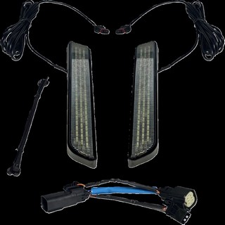 Custom Dynamics Led Fork Light - Smoke - Black Light Led Fork Smk Blk i gruppen Reservdelar & Tillbehr / Lampor & Tillbehr / Blinkers / Blinkers hos Blixt&Dunder AB (20402657)