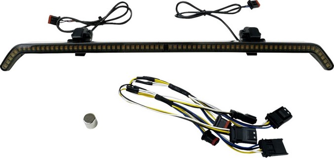 Custom Dynamics Light Led Turn Signal Fairing Vent Black W/Smk Lens 23 i gruppen Reservdelar & Tillbehr / Lampor & Tillbehr / vrig belysning hos Blixt&Dunder AB (20403309)