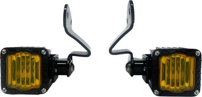 Custom Dynamics Turn Signals Front Led Shark Demon Yellow Turn Signals i gruppen Reservdelar & Tillbehr / Lampor & Tillbehr / Blinkers / Blinkers hos Blixt&Dunder AB (20403442)