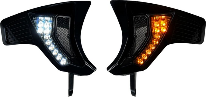Custom Dynamics Lights Turn Signal Vents White/Amber Smoked Lens Light i gruppen Reservdelar & Tillbehr / Lampor & Tillbehr / Blinkers / Blinkers hos Blixt&Dunder AB (20403445)