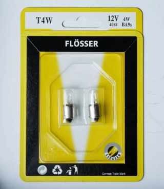 Flosser Bulb Single Filament T4W 12V 4W Ba9S 10Pk Bulb T4W 12V 4W Ba9S i gruppen Servicedelar & Olja / Slitdelar & underh�ll / Slitdelar �vriga m�rken / Gl�dlampor hos Blixt&Dunder AB (20600401)