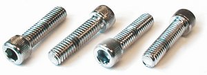 Screws handlebar clamp low risers, 5/16-UNCx32mm in the group Parts & Accessories / Fork, Handlebars & Cables / Risers /  at Blixt&Dunder AB (21-0040)