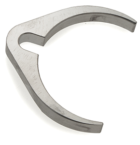 Cable clamp ''C-clamp''  49mm fork tubes polished aluminum in the group Parts & Accessories / Fork, Handlebars & Cables / Cables / Additional at Blixt&Dunder AB (21-0300)