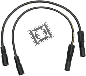 Accel Spark Plug Wire Spiral Core Set 8Mm Black Plug Wire Blk99-08Flh/ i gruppen Reservdelar & Tillbehr / Eldelar / Tndning / Tndkablar hos Blixt&Dunder AB (21040113)