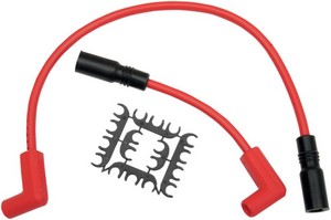 Accel Spark Plug Wire Spiral Core Set 8Mm Red Plug Wire Red 99-17 Dyna i gruppen Reservdelar & Tillbehr / Eldelar hos Blixt&Dunder AB (21040125)