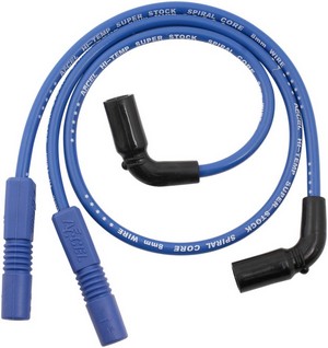 Accel Spark Plug Wire Set Spiral Core 8Mm Blue Plug Wire Blue 09-16 Fl i gruppen Reservdelar & Tillbehr / Eldelar / Tndning / Tndkablar hos Blixt&Dunder AB (21040239)