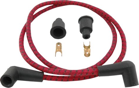 Drag Specialties Wires Red/Blk Braid Wires Red/Blk Braid i gruppen Reservdelar & Tillbehr / Eldelar / Tndning / Tndkablar hos Blixt&Dunder AB (21040398)