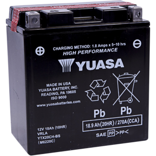 Yuasa YTX20CH-BS(CP) Batteri i gruppen Servicedelar & Olja / Slitdelar & underhll / Slitdelar vriga mrken / Batteri / Batteri Standard hos Blixt&Dunder AB (21130015)