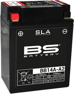 Bs Battery Battery Bb14A-A2 Sla 12V 160 A Battery Bs Bb14A-A2 Sla i gruppen Servicedelar & Olja / Batterier / Standard hos Blixt&Dunder AB (21130609)