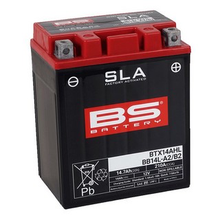 Bs Battery Battery Bb14L-A2 Sla 12V 200 A Battery Btx14Ahl/Bb14L-A2/B2 i gruppen Servicedelar & Olja / Batterier / AGM / Gel hos Blixt&Dunder AB (21130610)