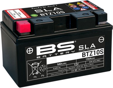 Bs Battery Battery Btz10S Sla 12V 190 A Battery Bs Btz10S Sla i gruppen Servicedelar & Olja / Batterier / Standard hos Blixt&Dunder AB (21130621)