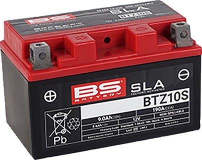 Bs Battery Battery Btz10S Sla 12V 190 A Battery Bs Btz10S Sla i gruppen Servicedelar & Olja / Batterier / Standard hos Blixt&Dunder AB (21130621)