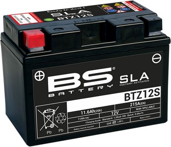 Bs Battery Battery Btz12S Sla 12V 215 A Battery Bs Btz12S Sla i gruppen Servicedelar & Olja / Batterier / Standard hos Blixt&Dunder AB (21130622)
