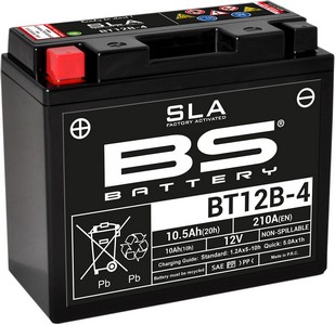 Bs Battery Battery Bt12B-4 Sla 12V 210 A Battery Bs Bt12B-4 Sla i gruppen Servicedelar & Olja / Batterier / Standard hos Blixt&Dunder AB (21130623)