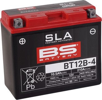 Bs Battery Battery Bt12B-4 Sla 12V 210 A Battery Bs Bt12B-4 Sla i gruppen Servicedelar & Olja / Batterier / Standard hos Blixt&Dunder AB (21130623)