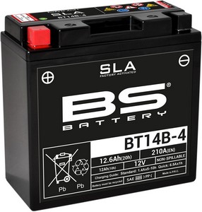 Bs Battery Battery Bt14B-4 Sla 12V 210 A Battery Bs Bt14B-4 Sla i gruppen Servicedelar & Olja / Batterier / Standard hos Blixt&Dunder AB (21130625)